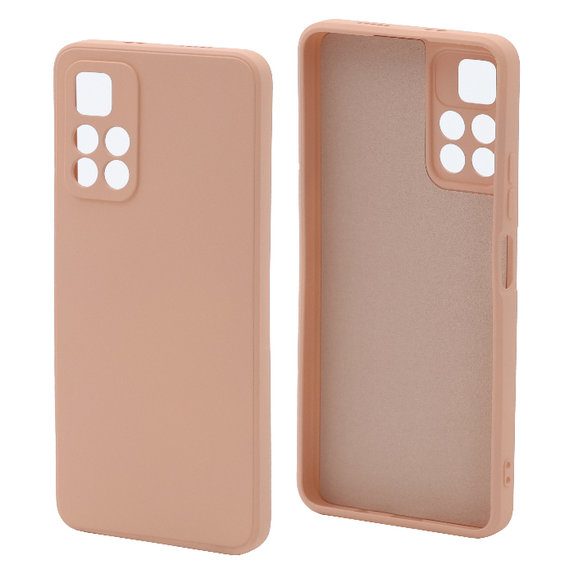 Etui gumowe do Xiaomi Redmi Note 11S 5G, Pomarańczowy, Orange, FixPremium