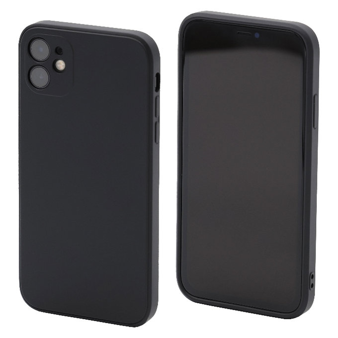 Etui gumowe do iPhone 11, czarny, black, FixPremium
