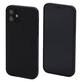 Etui gumowe do iPhone 12 mini, czarny, black, FixPremium