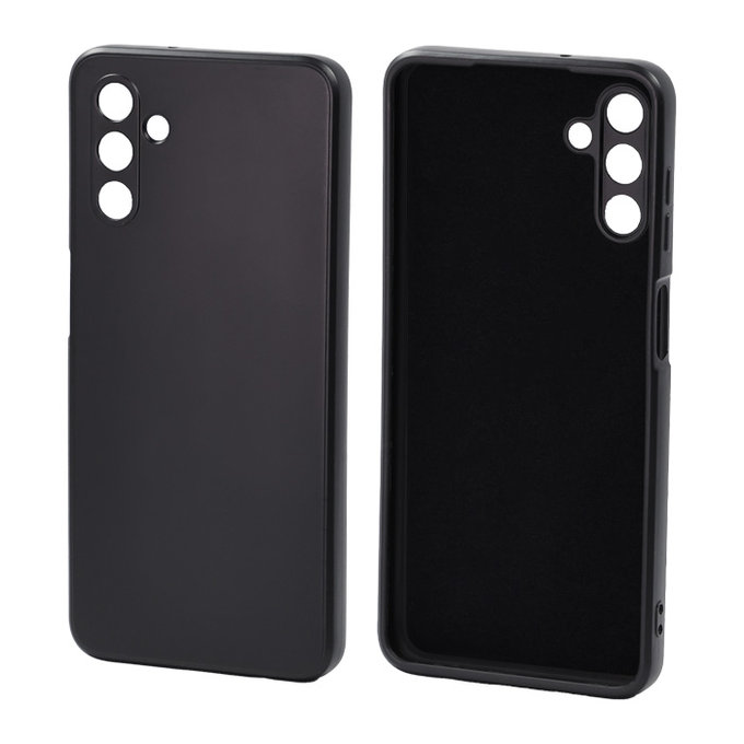 Etui gumowe do Samsung A13 5G, czarny, black, FixPremium