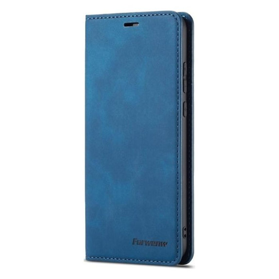 Etui do iPhone 14 Plus, Business Wallet, Niebieski, Blue, FixPremium
