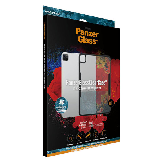 Etui ClearCase AB do iPad Pro 11'' (2018/2020/2021), Czarne, PanzerGlass