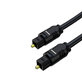 Kabel audio optyczny, 2m, Czarny, Black, FixPremium