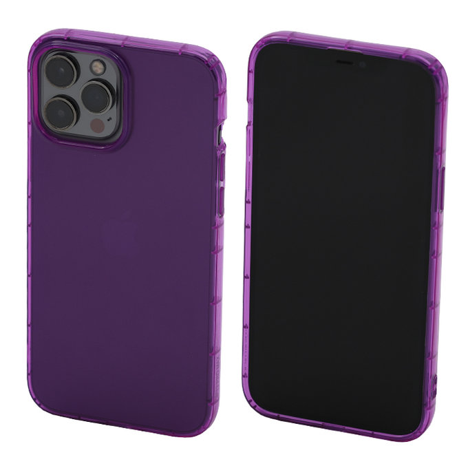 Etui Clear do iPhone 13 Pro, Fioletowy, Violet, FixPremium