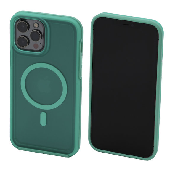 Etui Clear z MagSafe do iPhone 13 Pro Max, mint blue, FixPremium