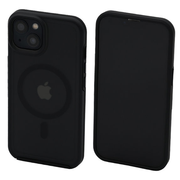 Etui Clear z MagSafe do iPhone 14, frost black, FixPremium