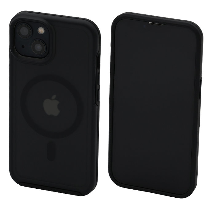 Etui Clear z MagSafe do iPhone 14, frost black, FixPremium
