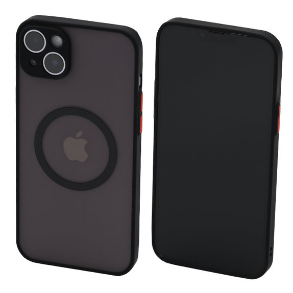 Etui z MagSafe do iPhone 13 mini, Matte, Czarny, Black, FixPremium