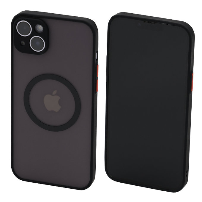 Etui z MagSafe do iPhone 13 mini, Matte, Czarny, Black, FixPremium