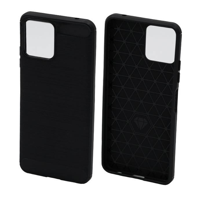 Etui gumowe do T Phone 5G, REVVL 6, czarny, black, FixPremium