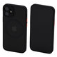 Etui z MagSafe do iPhone 12mini, Matte, Czarny, Black, FixPremium