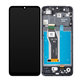 Wyświetlacz do Motorola Moto E13, Ekran dotykowy z ramką, Cosmic Black, TFT