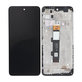 Wyświetlacz do Motorola Moto E32s, Ekran dotykowy z ramką, Slate Grey, TFT