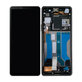 Wyświetlacz OLED do Sony Xperia 10 V, Ekran dotykowy z ramką, Czarny, Black