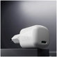 Podróżny adapter ładujący USB-C MiniPro, GaN 20W, Superszybkie ładowanie, Biały, White, PURO
