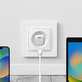 Podróżny adapter ładujący USB-C MiniPro, GaN 20W, Superszybkie ładowanie, Biały, White, PURO