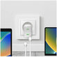 Ladowarka MiniPro 2x USB-C, GaN, 35W, Biały, White, PURO