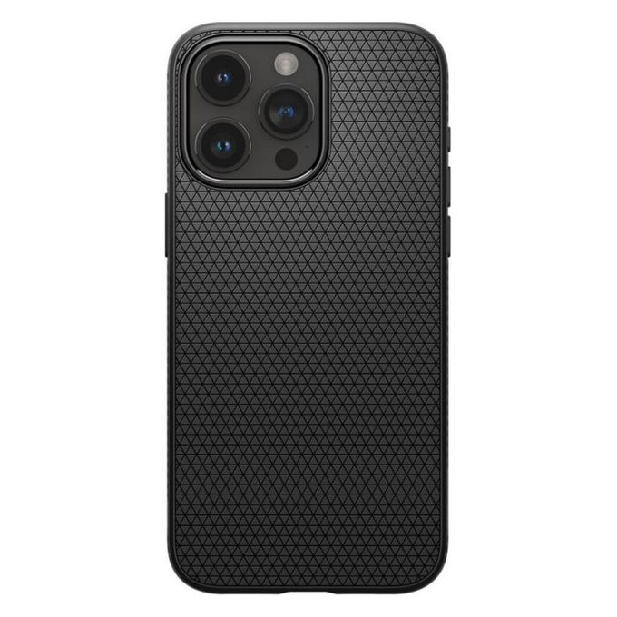 Etui do iPhone 15 Pro Max, Liquid Air, Matte Black, Spigen
