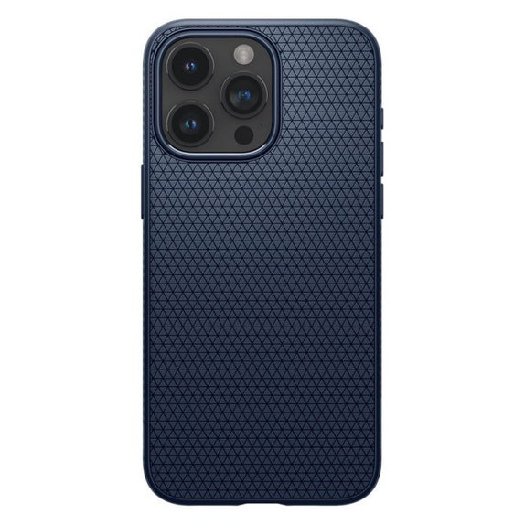 Etui do iPhone 15 Pro, Liquid Air, Navy Blue, Spigen