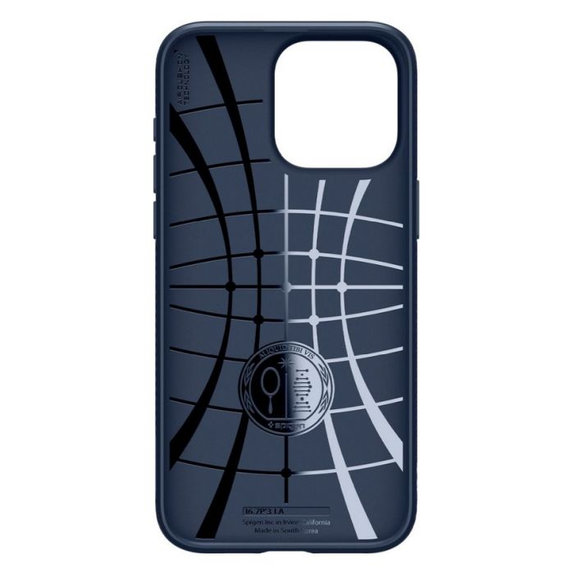 Etui do iPhone 15 Pro, Liquid Air, Navy Blue, Spigen
