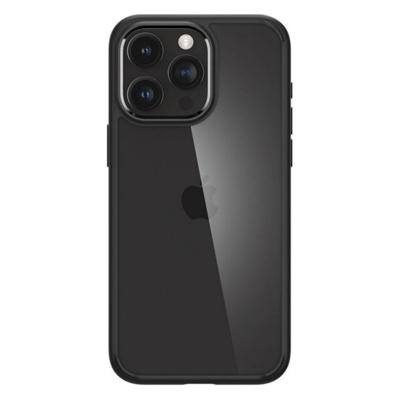 Etui do iPhone 15 Pro, Ultra Hybrid, Matte Black, Spigen