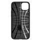 Etui do iPhone 15, Liquid Air, Ultra Hybrid, Matte Black, Spigen
