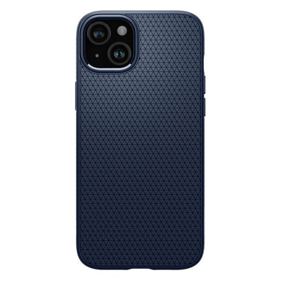 Etui do iPhone 15, Liquid Air, Ultra Hybrid, Navy Blue, Spigen