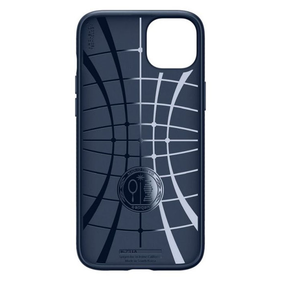 Etui do iPhone 15, Liquid Air, Ultra Hybrid, Navy Blue, Spigen