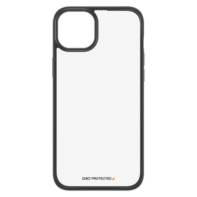 Etui ClearCase D3O do iPhone 15 Plus, Czarne, PanzerGlass