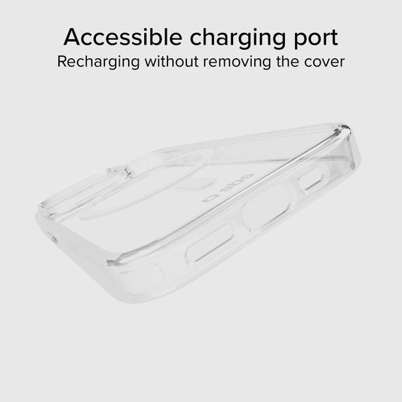 Etui z MagSafe do iPhone 15 Pro, Przezroczysty, Transparent, SBS