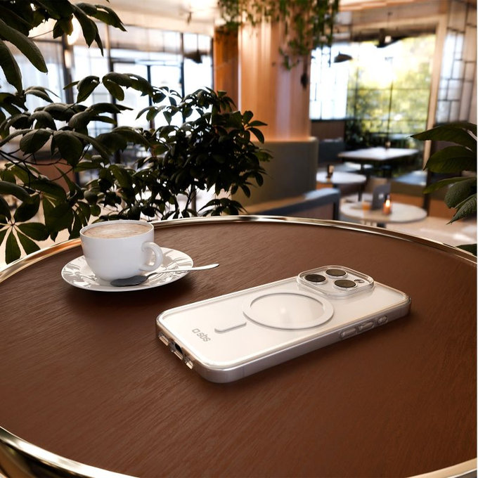 Etui z MagSafe do iPhone 15 Pro, Przezroczysty, Transparent, SBS