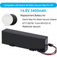 Bateria do Xiaomi Mi Robot Vacuum Mop Pro (P), STYTJ02YM, Li-Ion, 14,8V 3400mAh