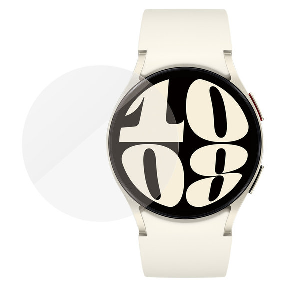 Szkło hartowane Flat Glass AB do Samsung Galaxy Watch6 44 mm, Przezroczyste, PanzerGlass
