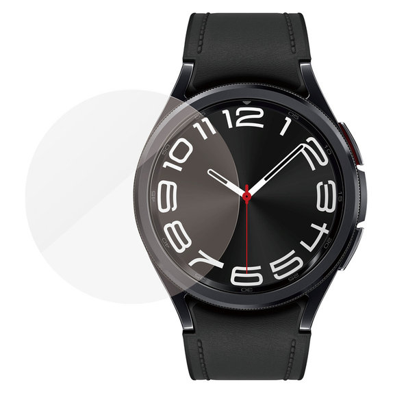 Szkło hartowane Flat Glass AB do Samsung Galaxy Watch6 43 mm, Przezroczyste, PanzerGlass