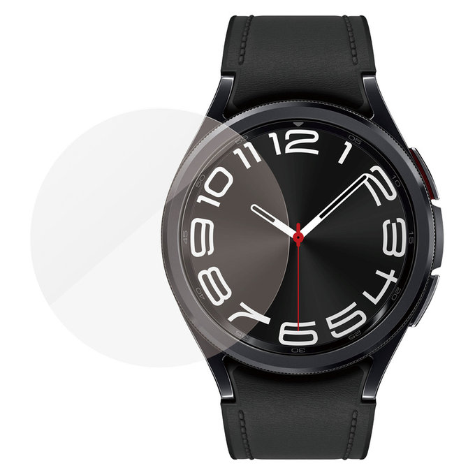 Szkło hartowane Flat Glass AB do Samsung Galaxy Watch6 43 mm, Przezroczyste, PanzerGlass
