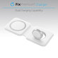 MagSafe Duo do iPhone i Apple Watch, Szybkie ładowanie bezprzewodowe, Biały, White, FixPremium