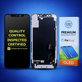 Wyświetlacz Hard OLED dla iPhone 14, Ekran dotykowy z ramką, FixPremium