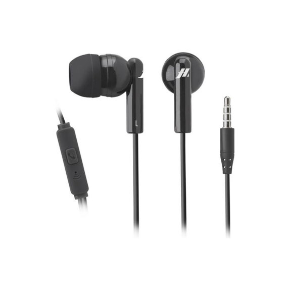 Słuchawki Stereo Tune, Jack 3.5mm, czarny, black, Music Hero
