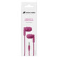 Słuchawki Stereo Tune, Jack 3.5mm, różowy, pink, Music Hero