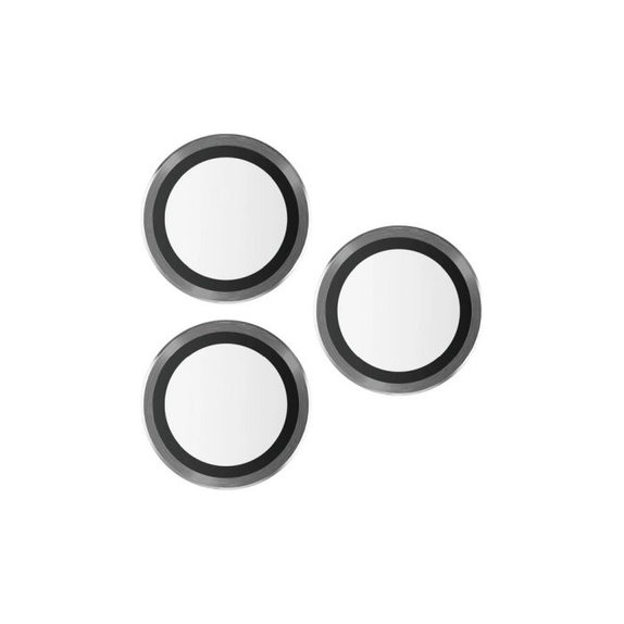 Ochraniacz soczewki tylnego aparatu Hoops do iPhone 13 Pro, 13 Pro Max, czarny, black, PanzerGlass