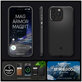 Etui z MagSafe do iPhone 15 Pro Max, Mag Armor, Matte Black, Spigen
