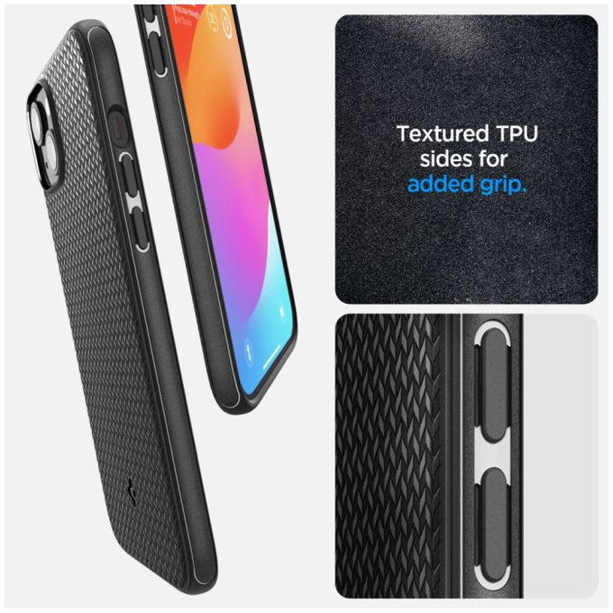 Etui z MagSafe do iPhone 15, Mag Armor, Matte Black, Spigen