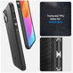 Etui z MagSafe do iPhone 15, Mag Armor, Matte Black, Spigen