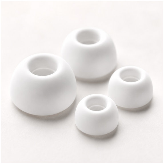 Końcówki do AirPods Pro - Zestaw 2szt (L, S) | biały | white | FixPremium