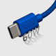 Kabel USB-C/USB-C, 60W, PD, 1.5m, Niebieski, Blue, SBS