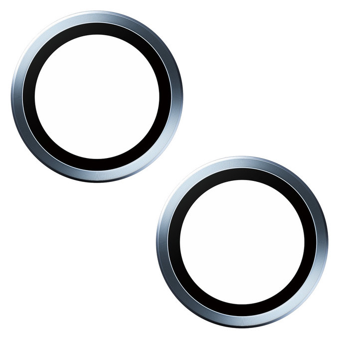 Osłona obiektywu aparatu Hoops do iPhone 15/15 Plus, Niebieskie, PanzerGlass