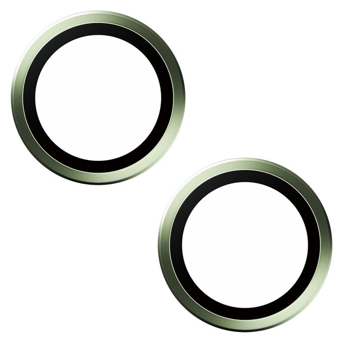 Osłona obiektywu aparatu Hoops do iPhone 15/15 Plus, Zielone, PanzerGlass