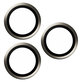 Osłona obiektywu aparatu Hoops do iPhone 15 Pro/15 Pro Max, Natural Metal, PanzerGlass