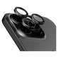 Osłona obiektywu aparatu Hoops do iPhone 15 Pro/15 Pro Max, Black Titanium, PanzerGlass