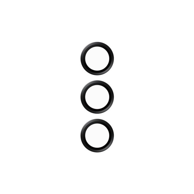 Ochraniacz soczewki tylnego aparatu Hoops do Samsung 23, 23+ & 24, czarny, black, PanzerGlass